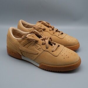 Fila Original Fitness Wheat Nubuck Leather Gum Sole‎ Sneakers Mens Size 7